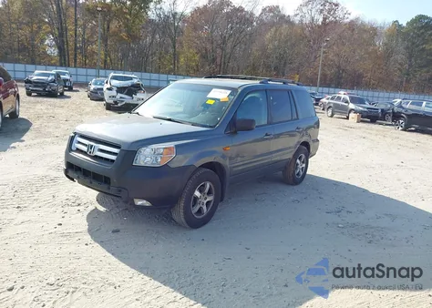 2007 Honda Pilot Ex-L from USA, damaged, VIN 5FNYF28777B014925